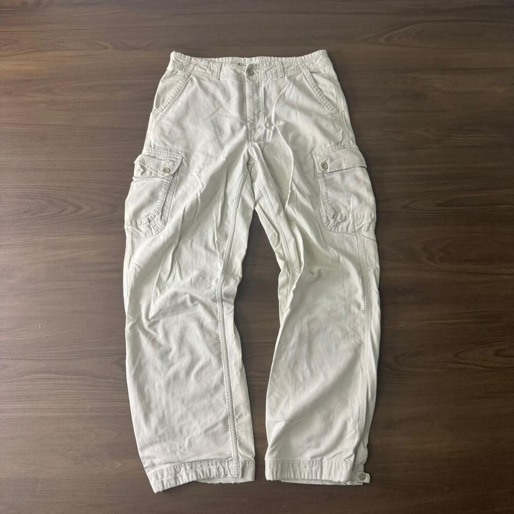 Vintage 90s Gap Field Cream Cargo Pants